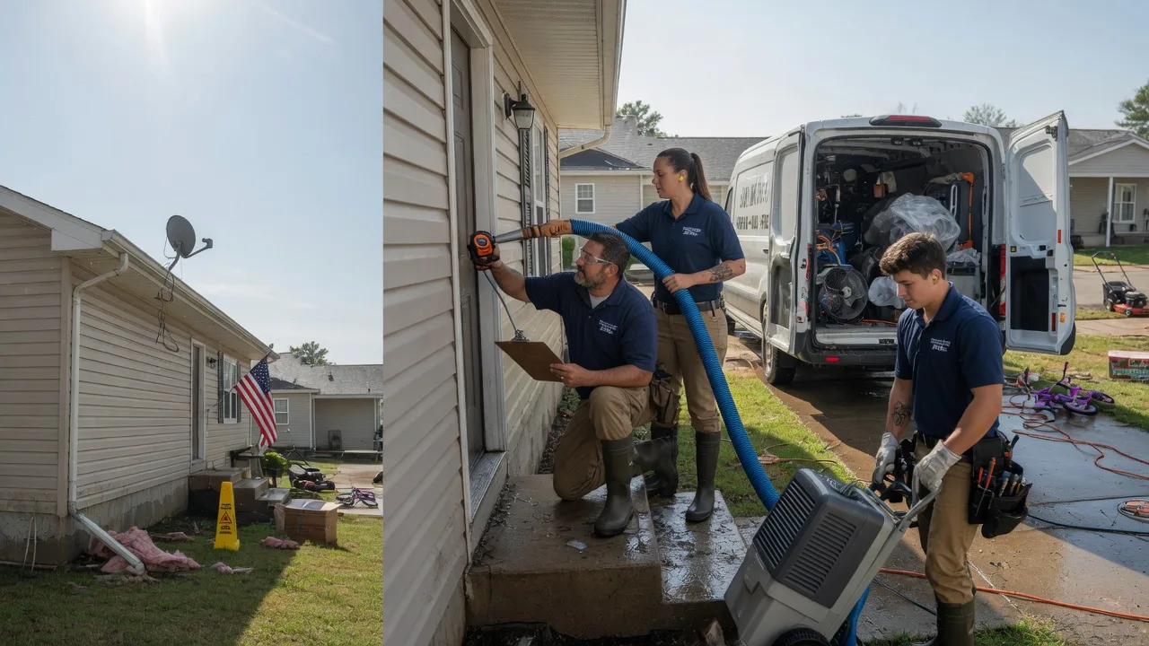 Ceiling Water Damage Restoration in Lakeville, IN near me